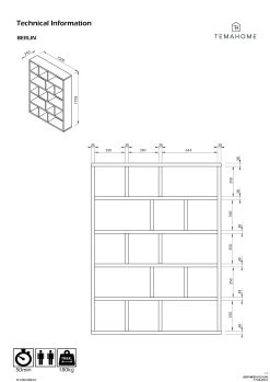 Opbergrek Berkeley 150 Cm 5 Niveaus - Eikfineer 9 Opbergrek Berkeley 150 Cm 5 Niveaus - Eikfineer -Songmics Winkel 9500.316777 Berlin 5 L 150 Oak 4 29fc