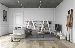 Rek Wind - Eik/wit -Songmics Winkel 9500.318054 Wind white oak 5 2bbb