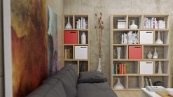 Opbergrek Berkeley | 150 X 34 X 198 Cm | Wit -Songmics Winkel 9500.318115 Berlin 5 L 150 White Plywood 00a1