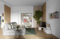 Opbergrek Berkeley | 150 X 34 X 198 Cm | Wit -Songmics Winkel 9500.318115 Berlin 5 L 150 White Plywood 13 3257