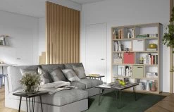 Opbergrek Berkeley | 150 X 34 X 198 Cm | Wit -Songmics Winkel 9500.318115 Berlin 5 L 150 White Plywood 14 45fc