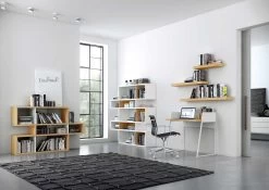 Boekenkast Lisbon | 156 X 34 X 100 Cm | Bruin -Songmics Winkel 9500.319648 London 001Oak Pure White Backs 8 40c4