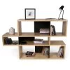 Boekenkast Lisbon 1 - Eik/zwart -Songmics Winkel 9500.319655 London 001Oak Pure Black Backs 5 efff