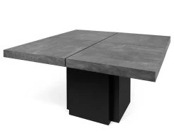 Eettafel Dust - 150x150 Cm -Songmics Winkel 9500.613234 Dusk 130 Dining table Concrete 2 7418