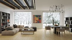 Eettafel Dust - 150x150 Cm -Songmics Winkel 9500.613234 Dusk 130 Dining table Concrete 9 77e7