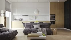 Salontafel Selena 90x90 - Wit/eik -Songmics Winkel 9500.625237 Slate white oak 1 9466