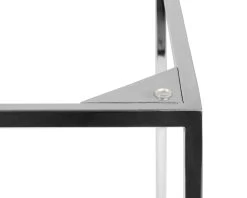 Bijzettafel Gleam 50x50 - Zwart Marmer/chroom -Songmics Winkel 9500.626074 Gleam 50 Black Marquina Chrome 3 183b