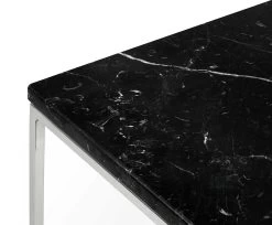 Bijzettafel Gleam 50x50 - Zwart Marmer/chroom -Songmics Winkel 9500.626074 Gleam 50 Black Marquina Chrome 4 42bc