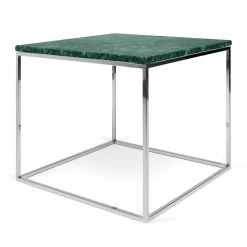 Bijzettafel Gleam 50x50 - Groen Marmer/chroom -Songmics Winkel 9500.626449 Gleam 50 Guatemala Green Chrome 5 06dd