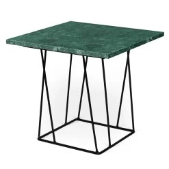 Bijzettafel Helix - Groen Marmer -Songmics Winkel 9500.627330 helix 50 green marble black steel 2 afca