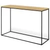 Sidetable Gleam 120cm - Eik/staal 1 Sidetable Gleam 120cm - Eik/staal -Songmics Winkel 9500.628870 Gleam Console Oak Black Steel 2 486d
