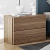 Nachtkastje Aurora 2 Laden - Walnoot -Songmics Winkel 9500.758492 Aurora Night Table Walnut 9 2dbf