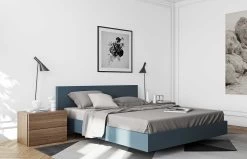 Nachtkastje Aurora 2 Laden - Walnoot -Songmics Winkel 9500.758492 Aurora Night Table Walnut 9 6125