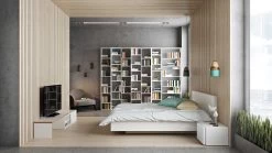 Bed Float 160x200 - Wit -Songmics Winkel 9500.759406 9500.758799 Float bed white 7 7712