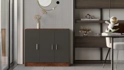 Locelso Multifunctionele Kast | Notelaar Antraciet -Songmics Winkel 956LCS1501 20 205 c5d7