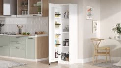 Locelso Multifunctionele Kast 18 Mm | Metalen Frame | Wit -Songmics Winkel 956LCS1553 20 203 7e58