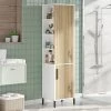 Locelso Multifunctionele Kast | 18mm Melamine | Notelaar Wit -Songmics Winkel 956LCS1581 20 201 1591