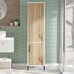 Locelso Multifunctionele Kast | 18mm Melamine | Notelaar Wit -Songmics Winkel 956LCS1581 20 202 5abe