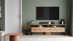 Modern TV-meubel Met Melamine Coating | Atlantic Pine | 100% Spaanplaat | 180x56x35,5cm -Songmics Winkel 956LCS1667 20 203 3eb3