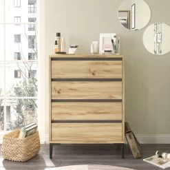 Commode Locelso | 72 X 45 X 98,3 Cm | Felt Anthracite-decor