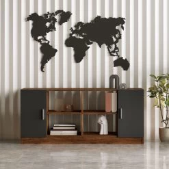 Locelso Kantoormeubelset | Noten Antraciet -Songmics Winkel 956LCS2122 20 206 a868