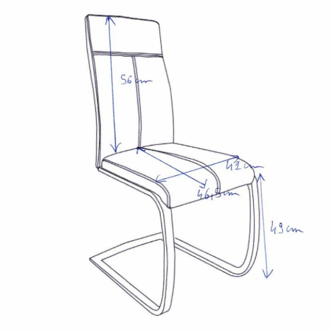 Sledestoel Elio - Wit 4 Sledestoel Elio - Wit - Afbeelding 2