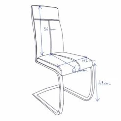 Sledestoel Elio - Grijs -Songmics Winkel 9615 1 2 d159