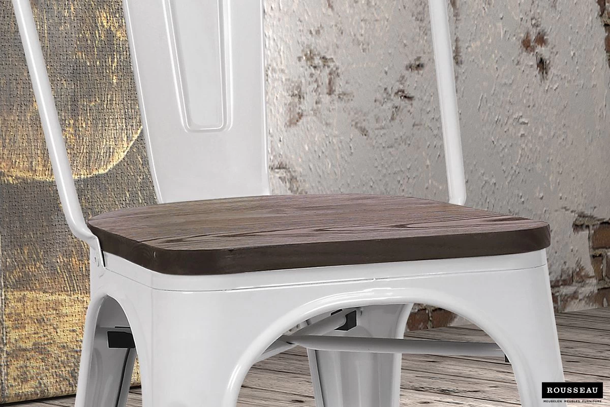 Stoel Victoria - Wit 7 Stoel Victoria - Wit - Afbeelding 5