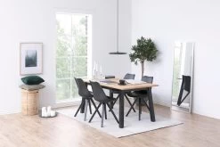 Eetkamerstoel Dima - Lederlook - Zwart -Songmics Winkel 97180E89 4DD4 4F47 8012 CA710D8088FD de42