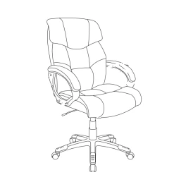 Directiestoel Dali - Zwart 8 Directiestoel Dali - Zwart -Songmics Winkel 9725 a0c0