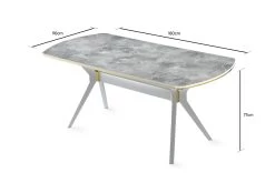 Multicolor Eettafel | 100% MDF | Plastic Poten -Songmics Winkel 974NMB1152 20 208 c050