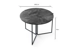 Elegante Design Eettafel | Melamine Coating | Antraciet -Songmics Winkel 974NMB1163 20 205 b807