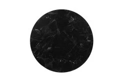 Vella Bijzettafel | Houten Frame | Melamine Bovenblad | 51cm Diameter | Zwart -Songmics Winkel 974NMB1238 20 2012 5545