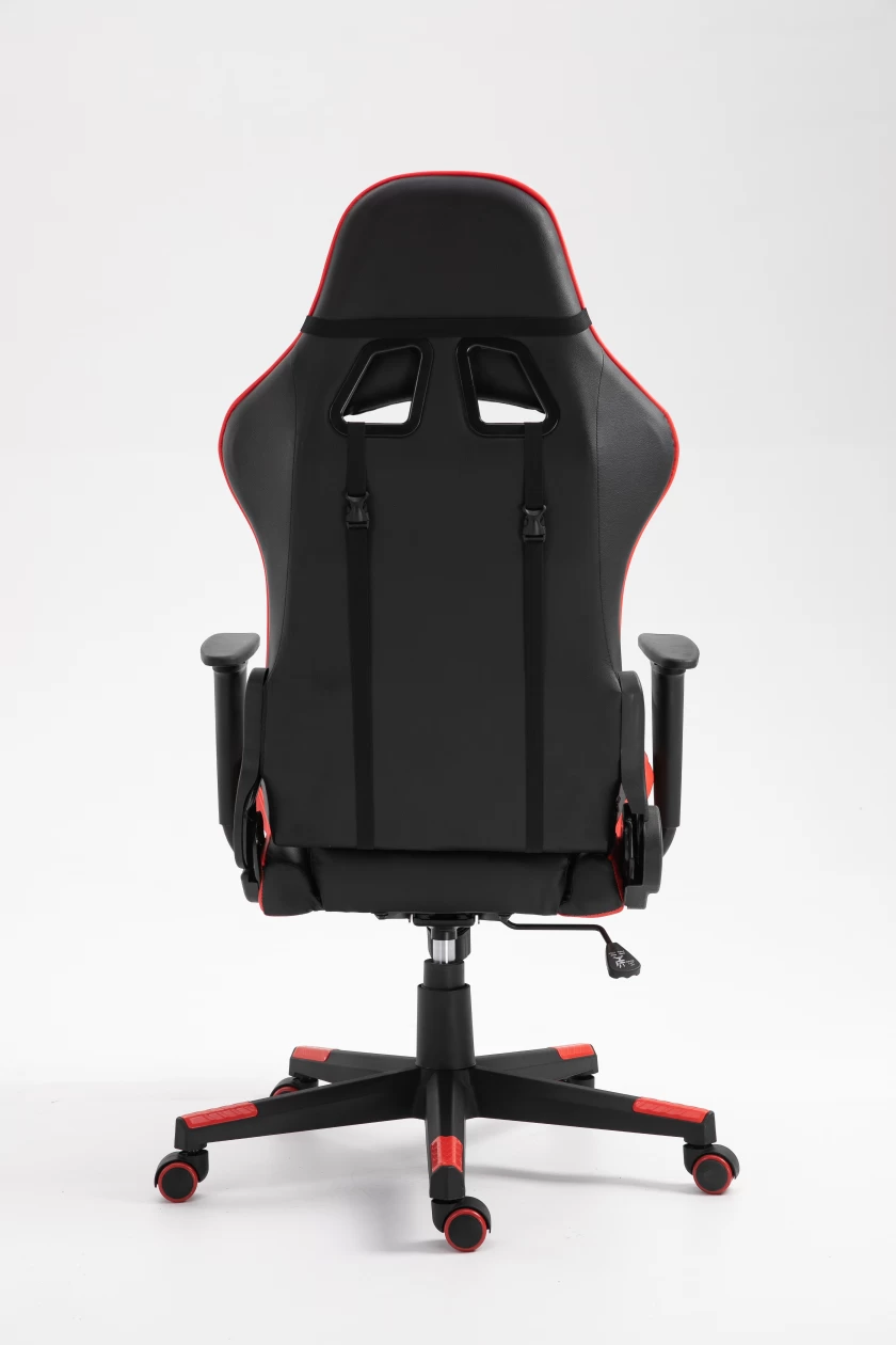 Gamestoel Maxime - Zwart/rood 6 Gamestoel Maxime - Zwart/rood - Afbeelding 4