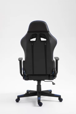 Gamestoel Maxime - Zwart/blauw -Songmics Winkel 9800 2 H f6cc