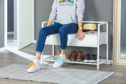 Schoenenbank Shoeplace - Wit -Songmics Winkel 99600215 Shoeplace white 1 5387