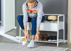 Schoenenbank Shoeplace - Wit -Songmics Winkel 99600215 Shoeplace white 2 eaca