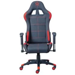 Gamestoel Frasso - Zwart/rood -Songmics Winkel 99803526 03 ae26