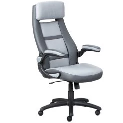 Bureaustoel Basso - Grijs -Songmics Winkel 99803535 01 b177