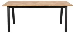 Eettafel Brian 180cm Rechthoekig Visgraat - Eiken Decor/zwart -Songmics Winkel 9E98A514 50D8 456B 8B08 1A3E146F23C9 6511