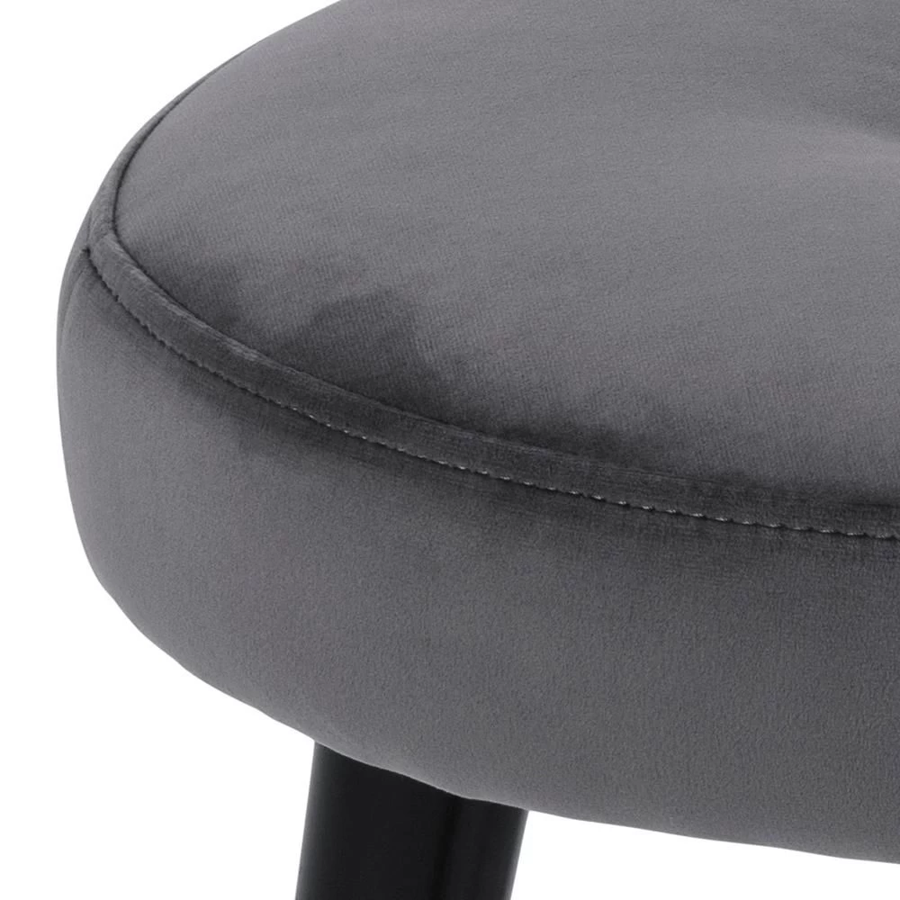 Krukje Frisco ø40cm - Donkergrijs 6 Krukje Frisco ø40cm - Donkergrijs - Afbeelding 4