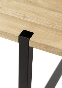 Eettafel Marcelo 180x90cm - Zwart/eik -Songmics Winkel A8 Melvin ET Detail 83 872 07 bd50