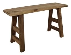 Decoratieve Bank Sambi 80cm - Oud Teakhout -Songmics Winkel AMBOW 80 1 c731