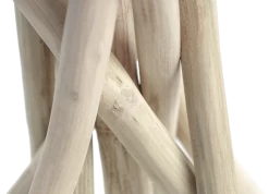 Kruk Branch ø35 Cm - Licht Teakhout -Songmics Winkel AMBRANCH 6 138a