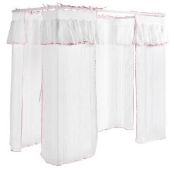 Hemelbed Amori 90x200cm Met Voile- Wit -Songmics Winkel AMCO30 05 41ac