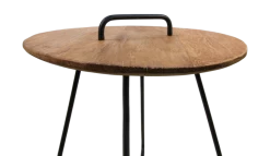 Bijzettafel Madison - Teak / Ijzer -Songmics Winkel AMHC455 4 Small d65f