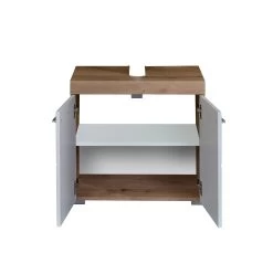 Wastafelmeubel Amanda/Mando | 60 X 34 X 56 Cm | Aspen White -Songmics Winkel Amanda BD 1393 301 07 Freisteller 3 ohne WB 07f7