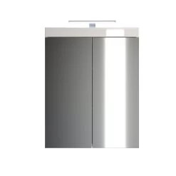 Spiegelkast Amanda | 60 X 17 X 77 Cm | Met Ledverlichting | Agave Grey -Songmics Winkel Amanda BD 1393 406 01 frontal Freisteller 20230112 68c3