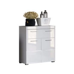 Opbergkast Amanda/Mando/Bea | 73 X 31 X 79 Cm | White High Gloss | Multifunctioneel -Songmics Winkel Amanda BD 1393 805 01 dynamisch D Freisteller 20230112 c3e7
