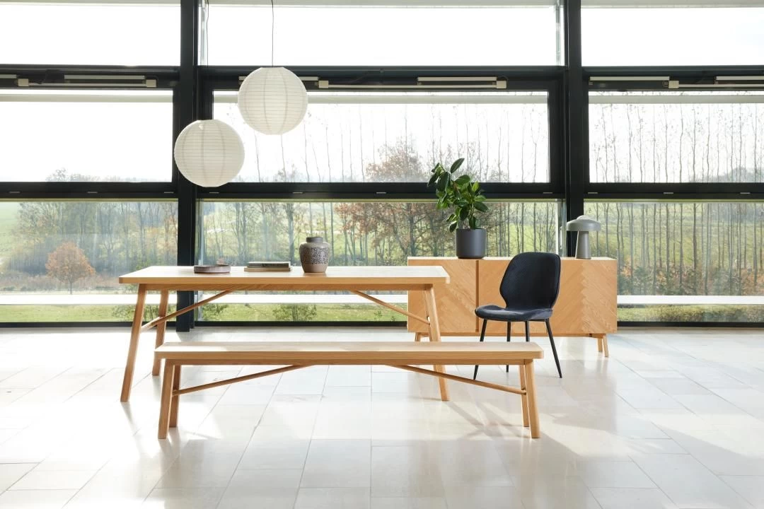 Eetkamerbank Gaelle 200cm - Eik 9 Eetkamerbank Gaelle 200cm - Eik - Afbeelding 7